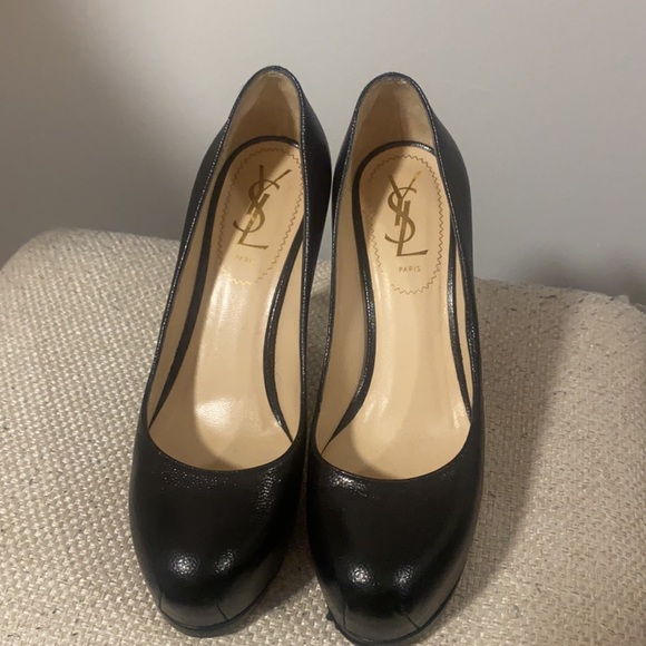 YSL Black Leather Pumps - Picture 3 of 4